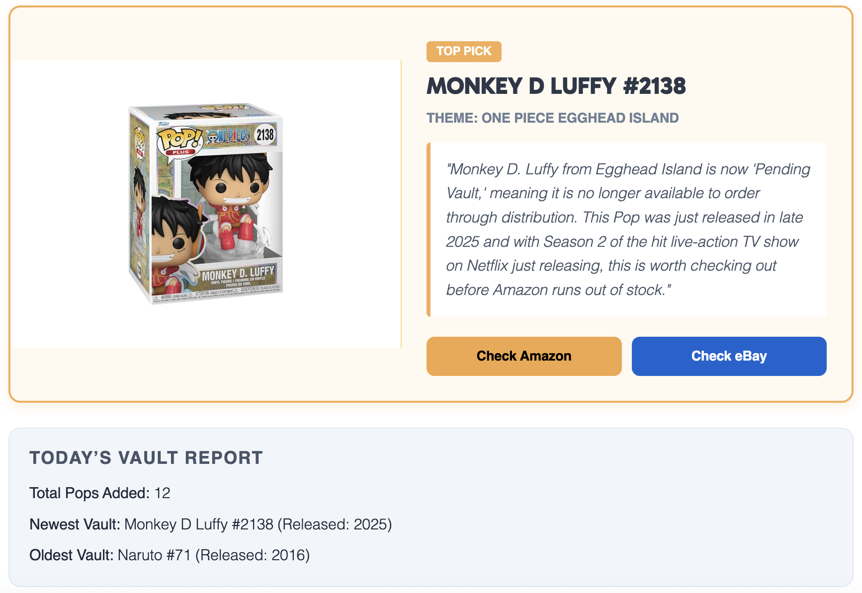 Newly Vaulted Funko Pops – March 11, 2026
